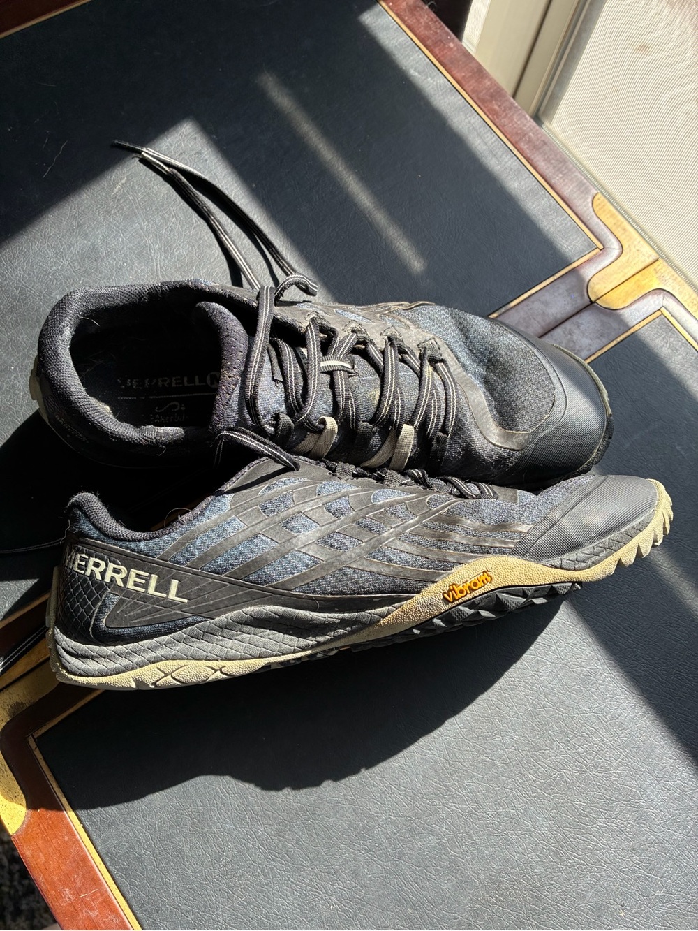 Merrell Black Athletic Trail Glove 4 Shoes